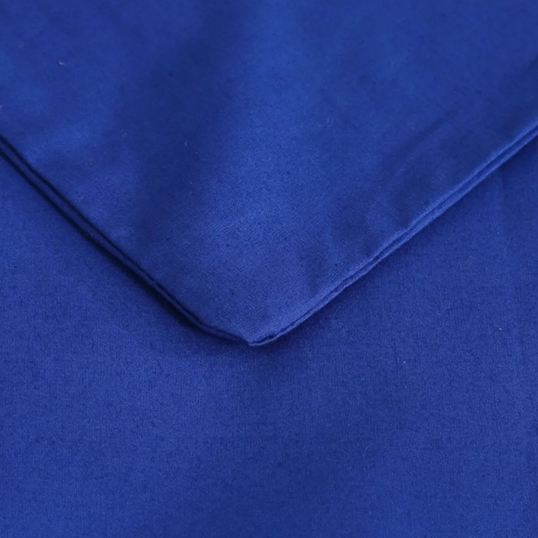 121x91cm Anti Anxiety Weighted Blanket Cover Polyester Cover Only Blue