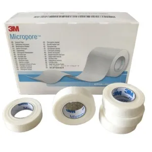 3M Micropore Hypoallergenic Surgical Tape 2.5cm x 9.1m