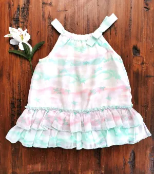 BABY GIRL SIZE 6/9 MONTHS - CHEROKEE Lightweight Summer Dress EUC B38
