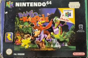 Banjo Kazooie i æske (kosmetiske fejl)