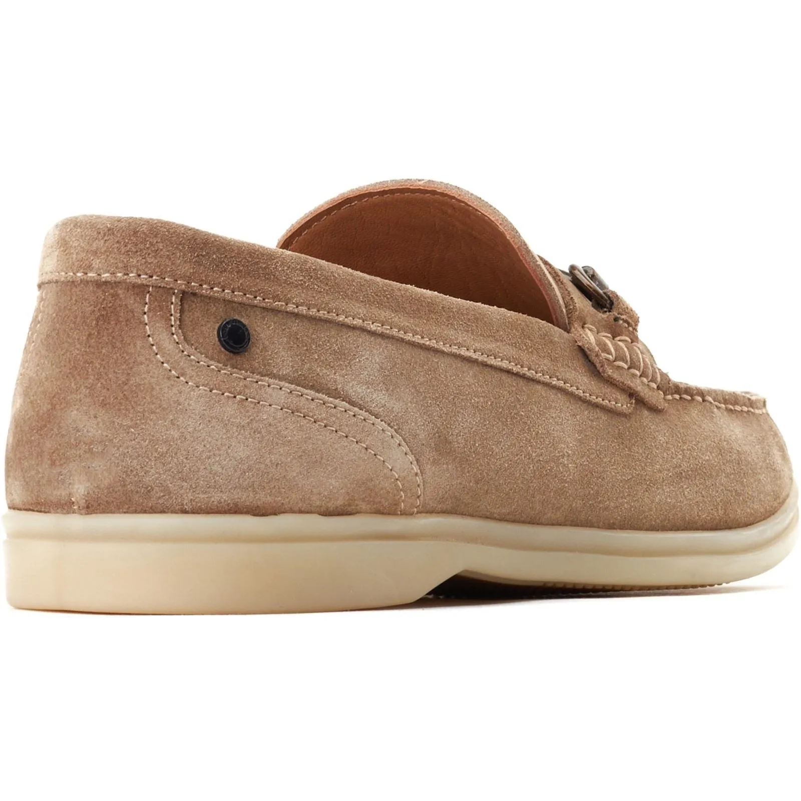 Base London Snapper Leather Men's Sand Loafers