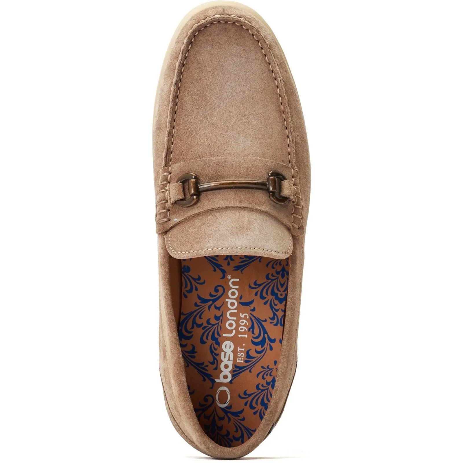 Base London Snapper Leather Men's Sand Loafers