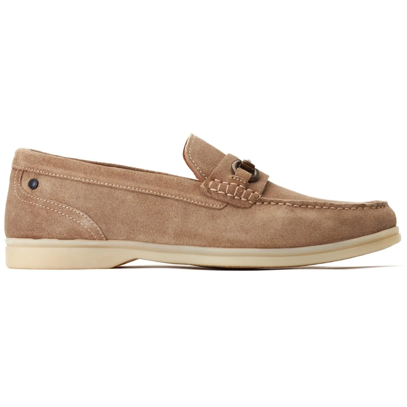 Base London Snapper Leather Men's Sand Loafers