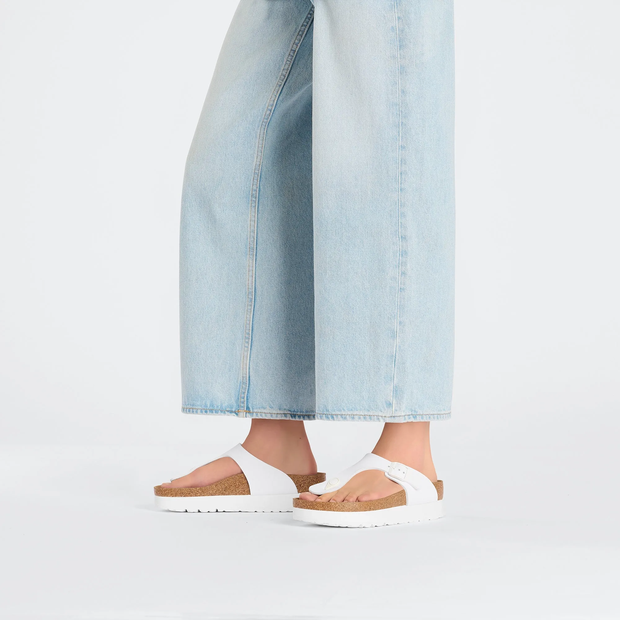 BIRKENSTOCK GIZEH FLEX PLATFORM VEGAN BIRKO-FLOR