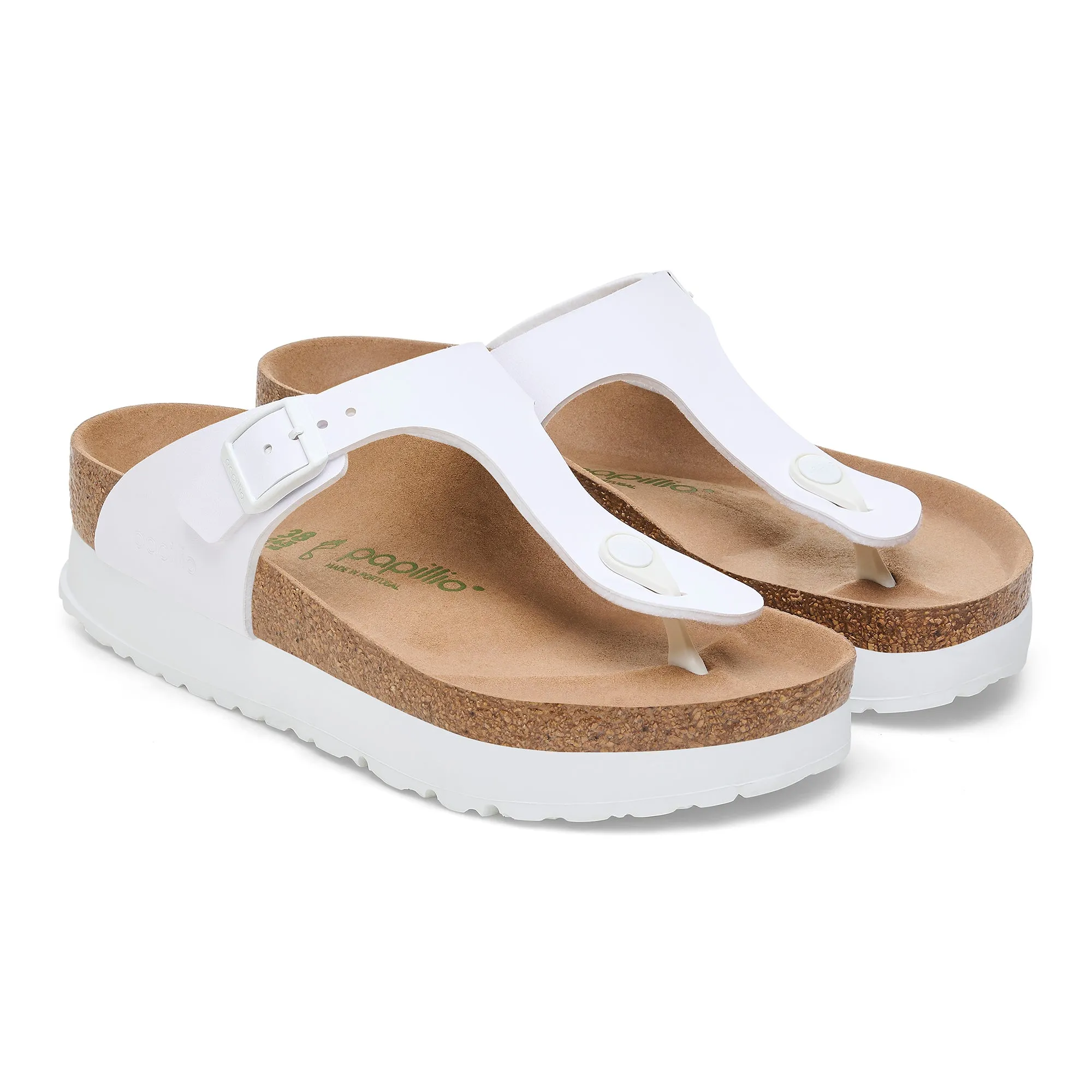 BIRKENSTOCK GIZEH FLEX PLATFORM VEGAN BIRKO-FLOR