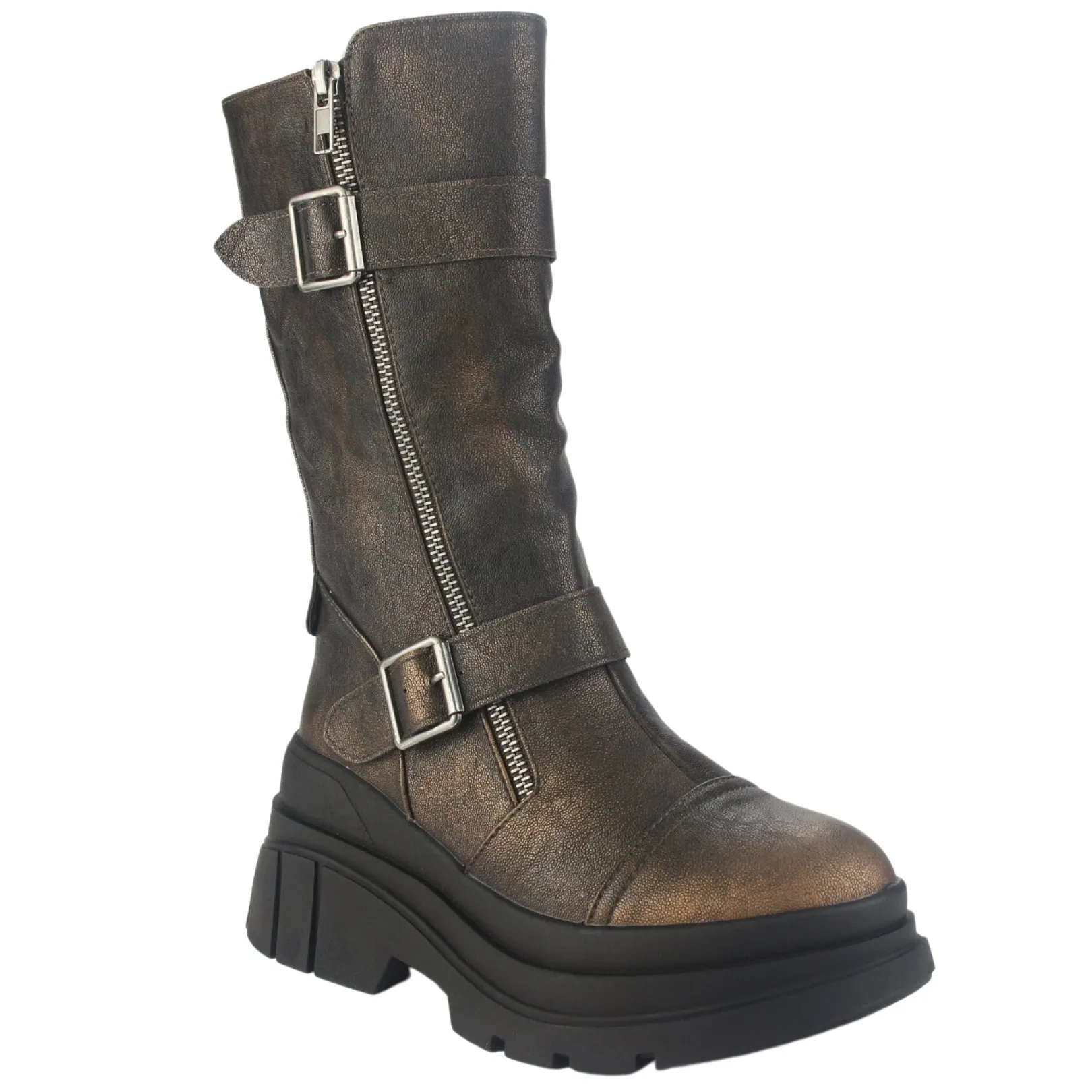 Bota Chalada Mujer Natirus-2 Café Casual