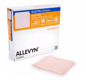 BX/10 ALLEVYN ADHESIVE FOAM DRESSING, SIZE 22.5CM X 22.5CM