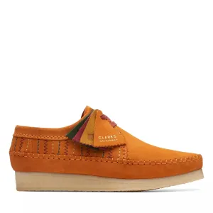 Clarks Men's Weaver Burnt Orange Comb Suede 26174517
