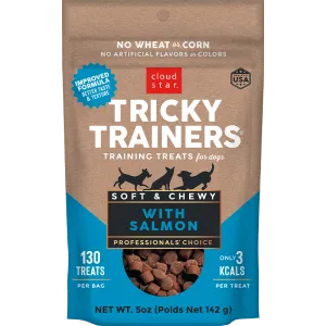 Cloud Star Tricky Trainers Soft and Chewy With Salmon 142g Dog Treats