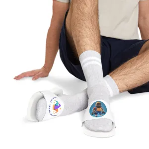 Cool Cartoon Character Sandals for Men - Stylish Removable-Strap Design