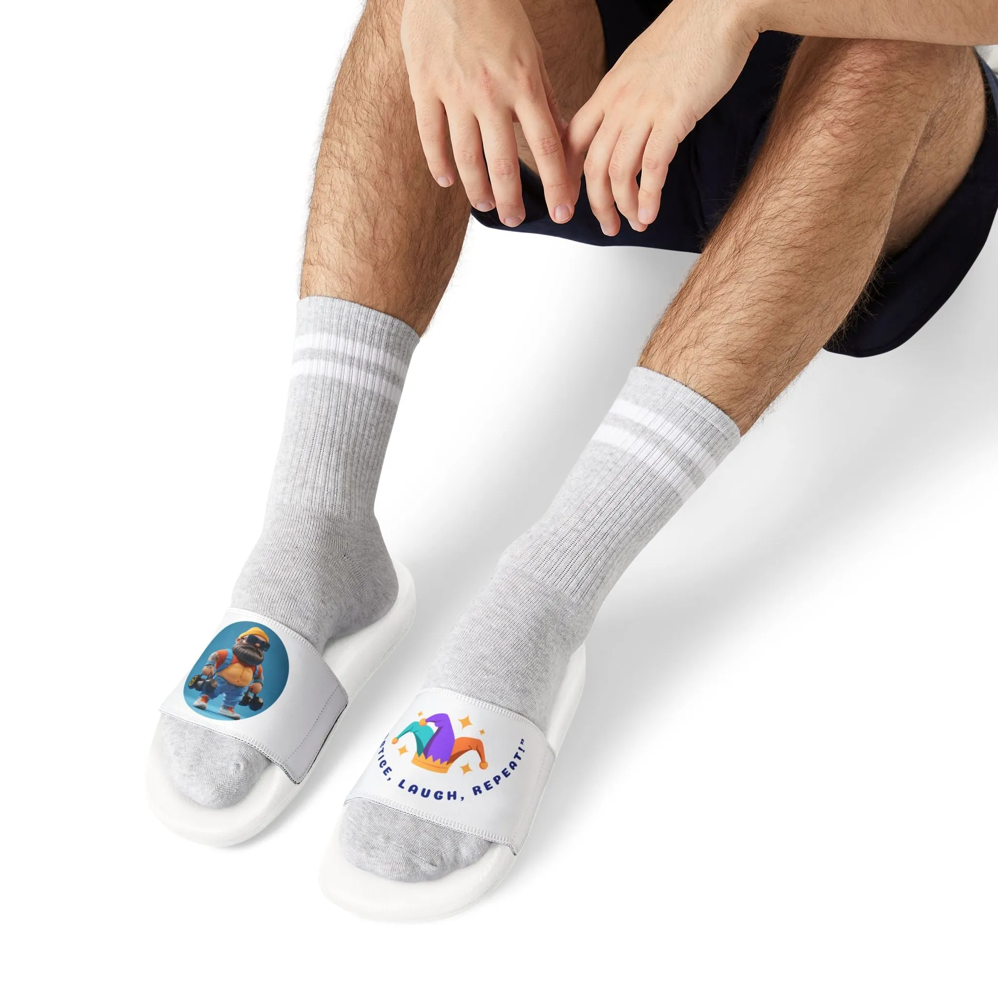 Cool Cartoon Character Sandals for Men - Stylish Removable-Strap Design