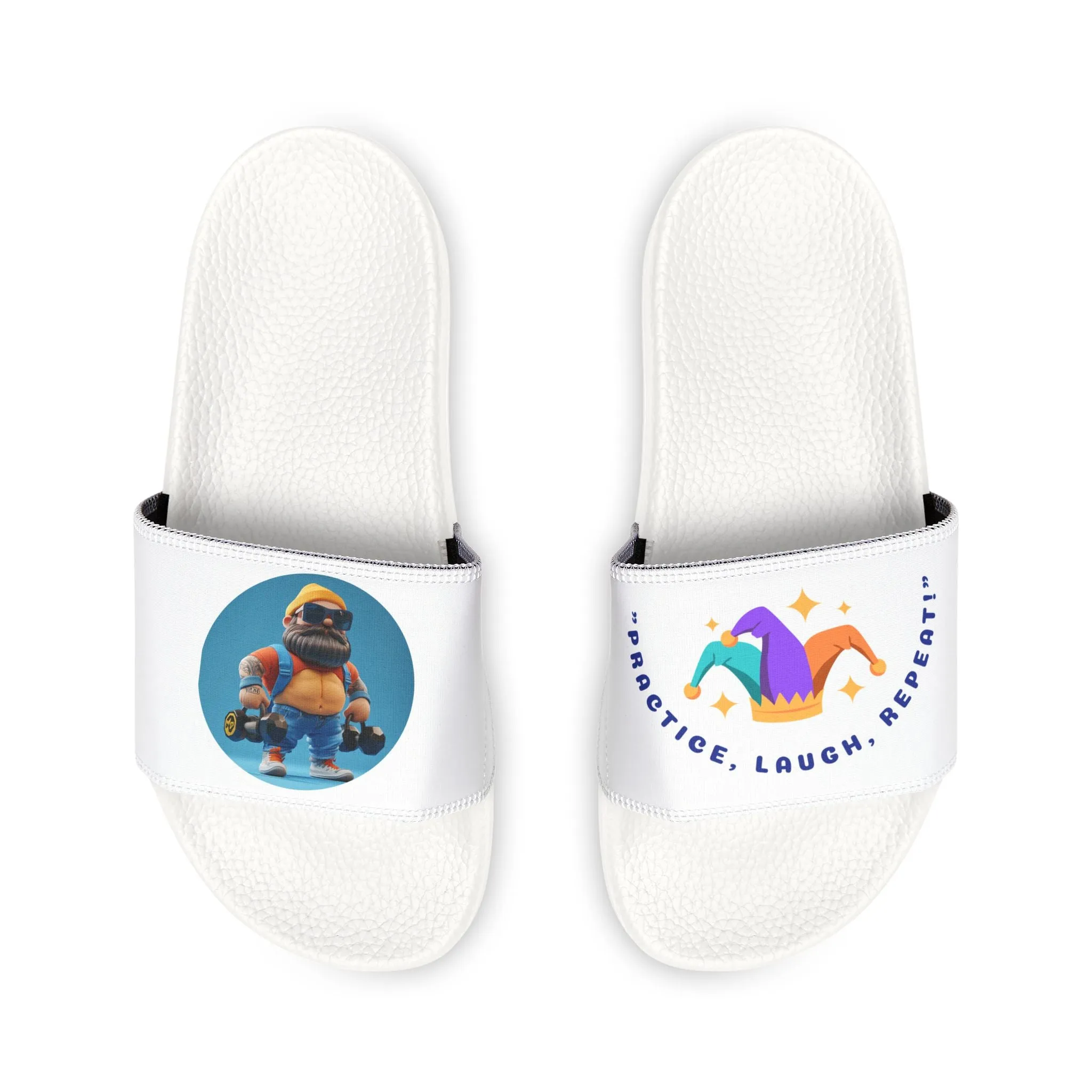 Cool Cartoon Character Sandals for Men - Stylish Removable-Strap Design
