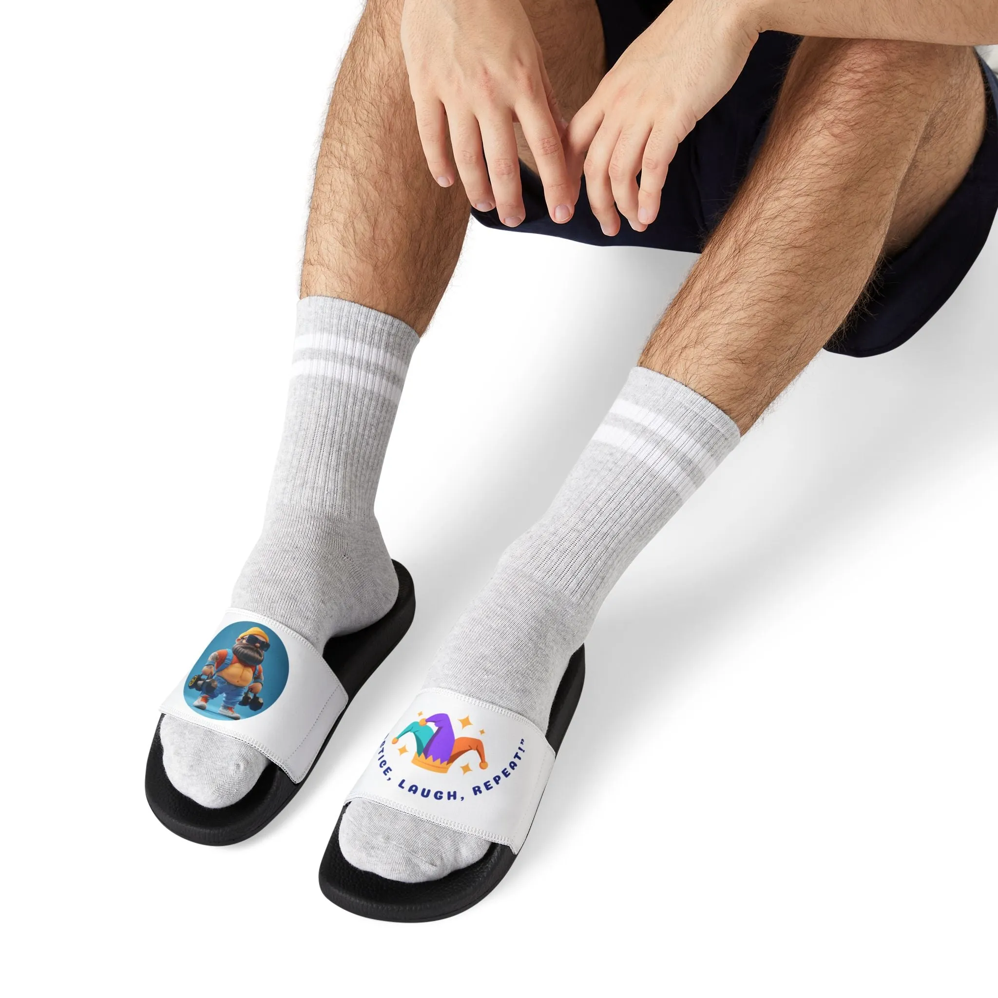Cool Cartoon Character Sandals for Men - Stylish Removable-Strap Design