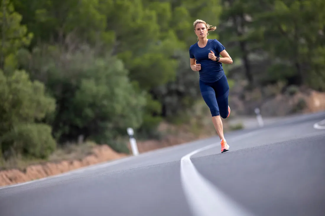 Corsaire running sans couture Femme - KIPRUN CARE