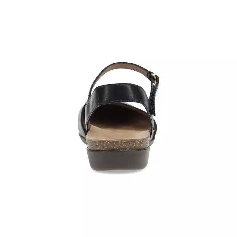 Dansko Women's Rowan Black Waxy Burnished 6025475300