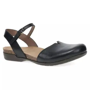 Dansko Women's Rowan Black Waxy Burnished 6025475300