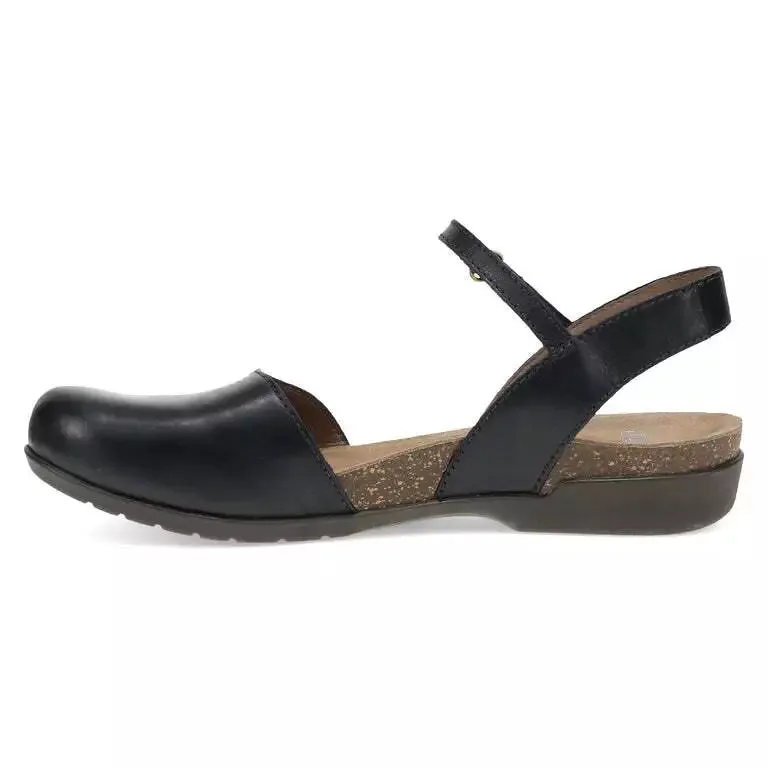Dansko Women's Rowan Black Waxy Burnished 6025475300
