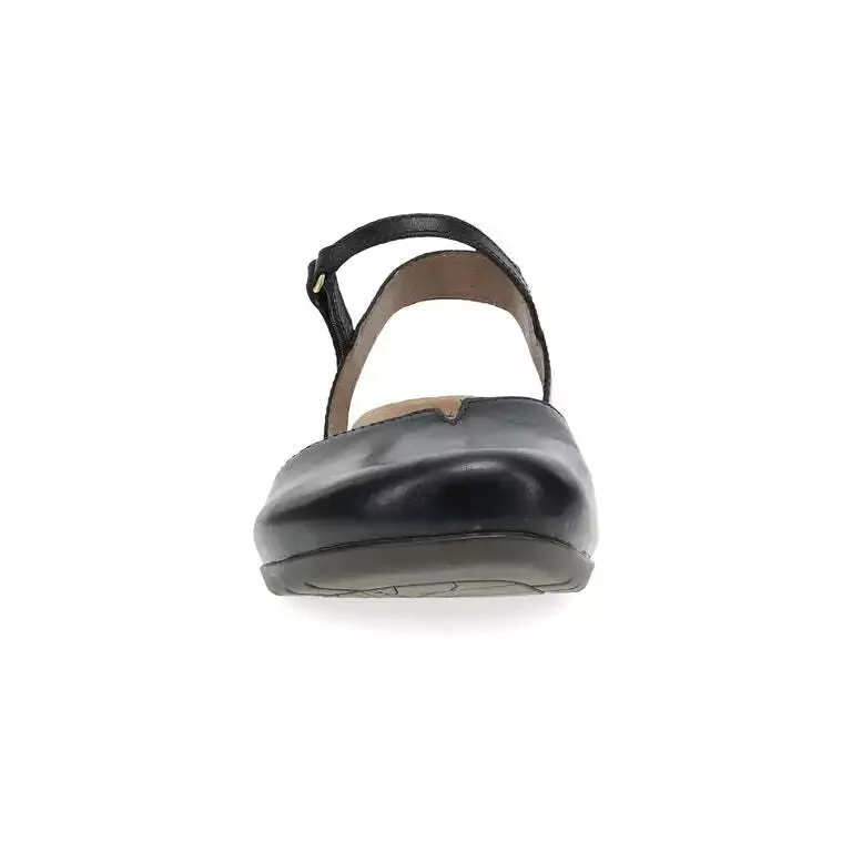 Dansko Women's Rowan Black Waxy Burnished 6025475300