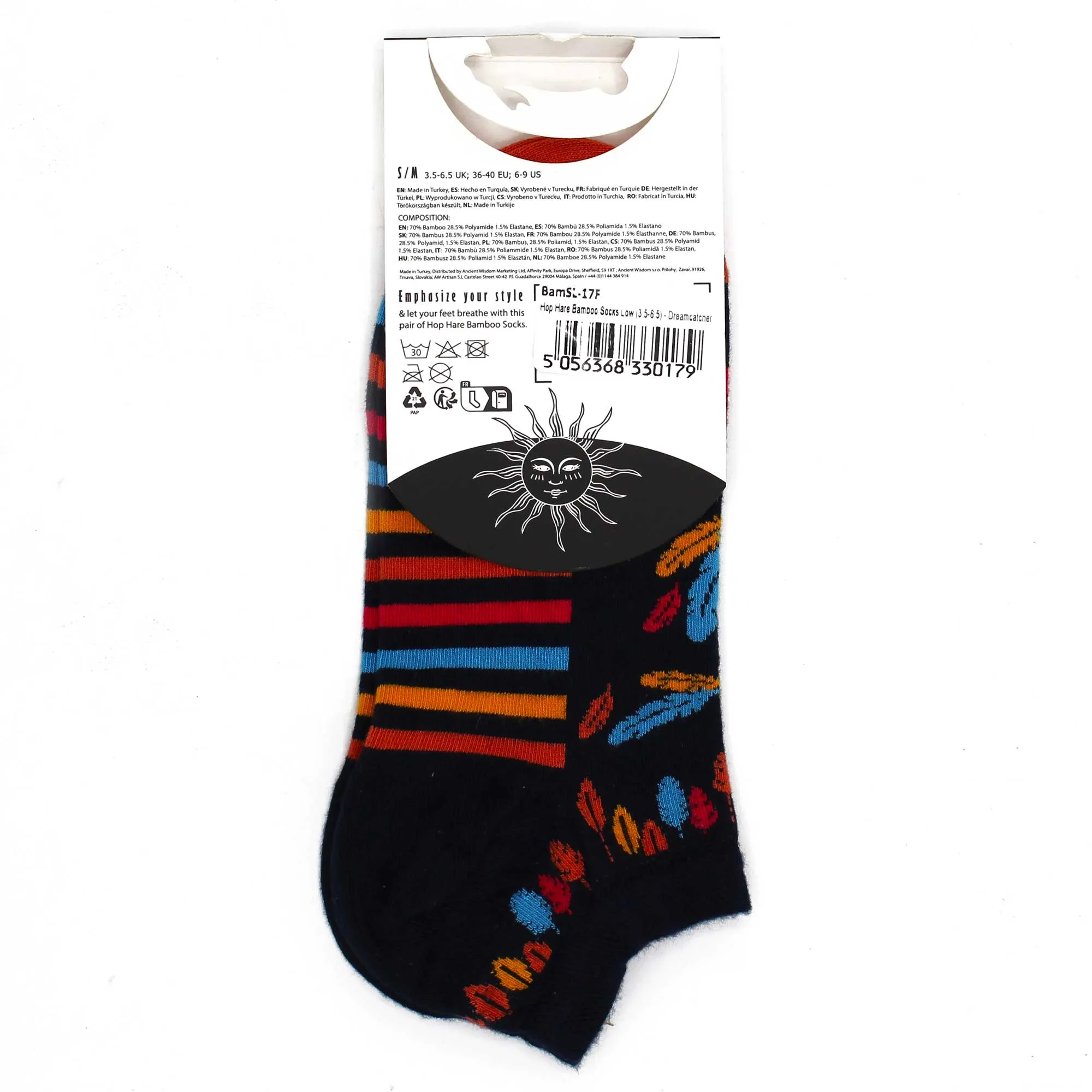Dreamcatcher Socks Low Bamboo M/L, 7.5-11.5
