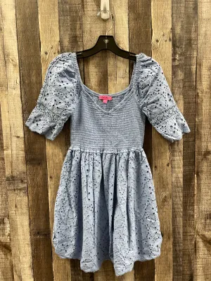 Dress Casual Short By Betsey Johnson In Blue, Size: L