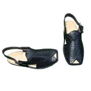 Elegant Leather Peshawari Sandals | Embrace Cultural Heritage Nk-028