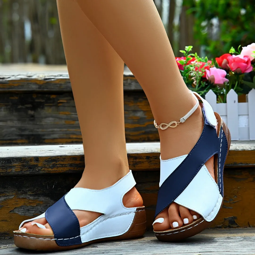 Evie - Comfort Wedge Sandals