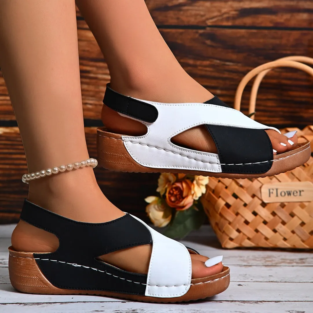 Evie - Comfort Wedge Sandals