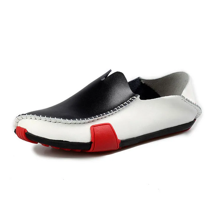 Fashion Flats Shoes Men Loafers Genuine Leather Casual Shoes Men Flats Oxford Shoes For Men Moccasin Driving Shoes Man