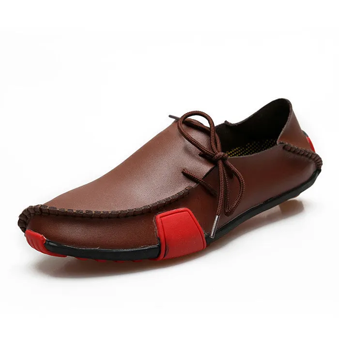 Fashion Flats Shoes Men Loafers Genuine Leather Casual Shoes Men Flats Oxford Shoes For Men Moccasin Driving Shoes Man