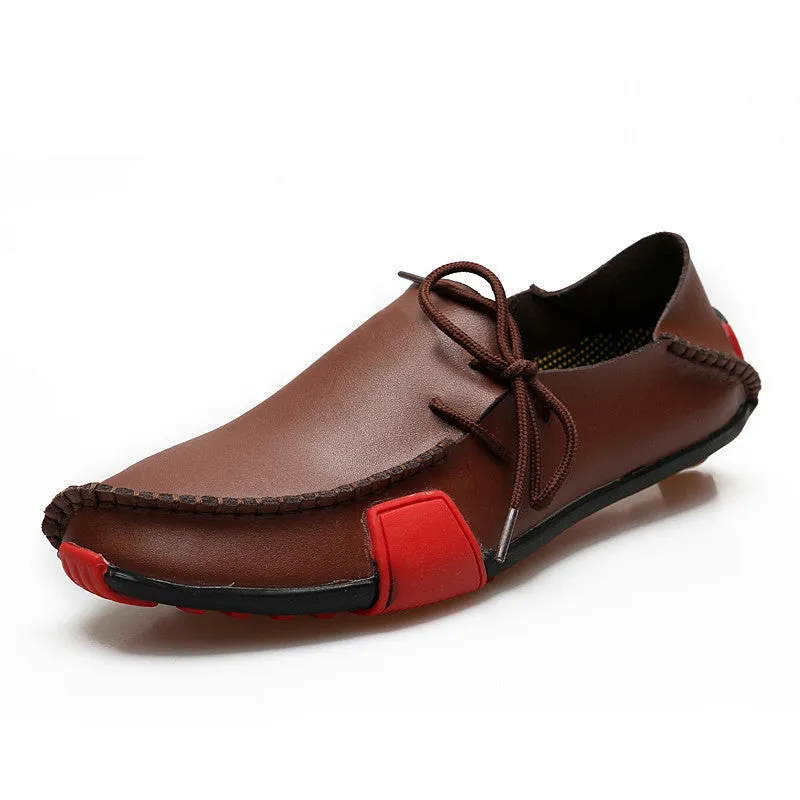Fashion Flats Shoes Men Loafers Genuine Leather Casual Shoes Men Flats Oxford Shoes For Men Moccasin Driving Shoes Man