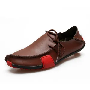 Fashion Flats Shoes Men Loafers Genuine Leather Casual Shoes Men Flats Oxford Shoes For Men Moccasin Driving Shoes Man