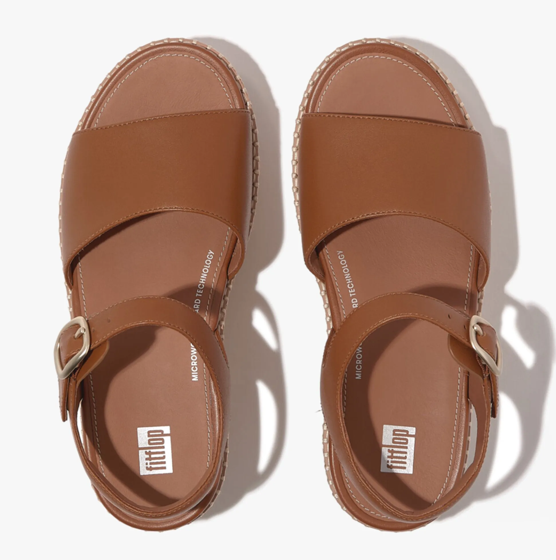 FitFlop ELOISE BACK STRAP Womens Espadrille Light Tan