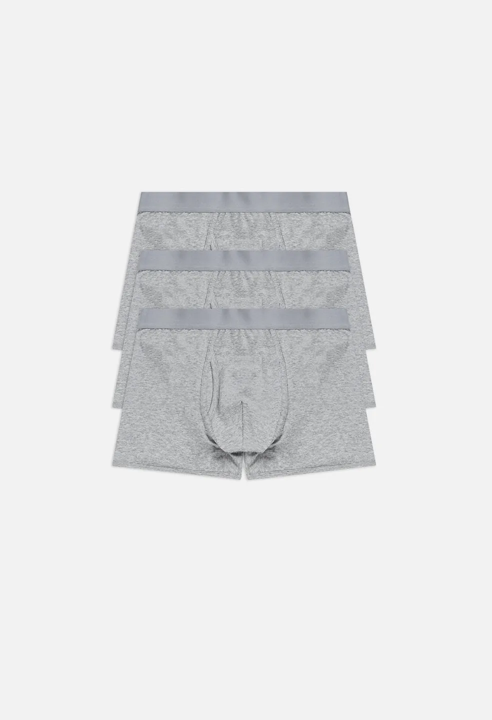 Foundation 3 Pack Boxer Brief / Grey