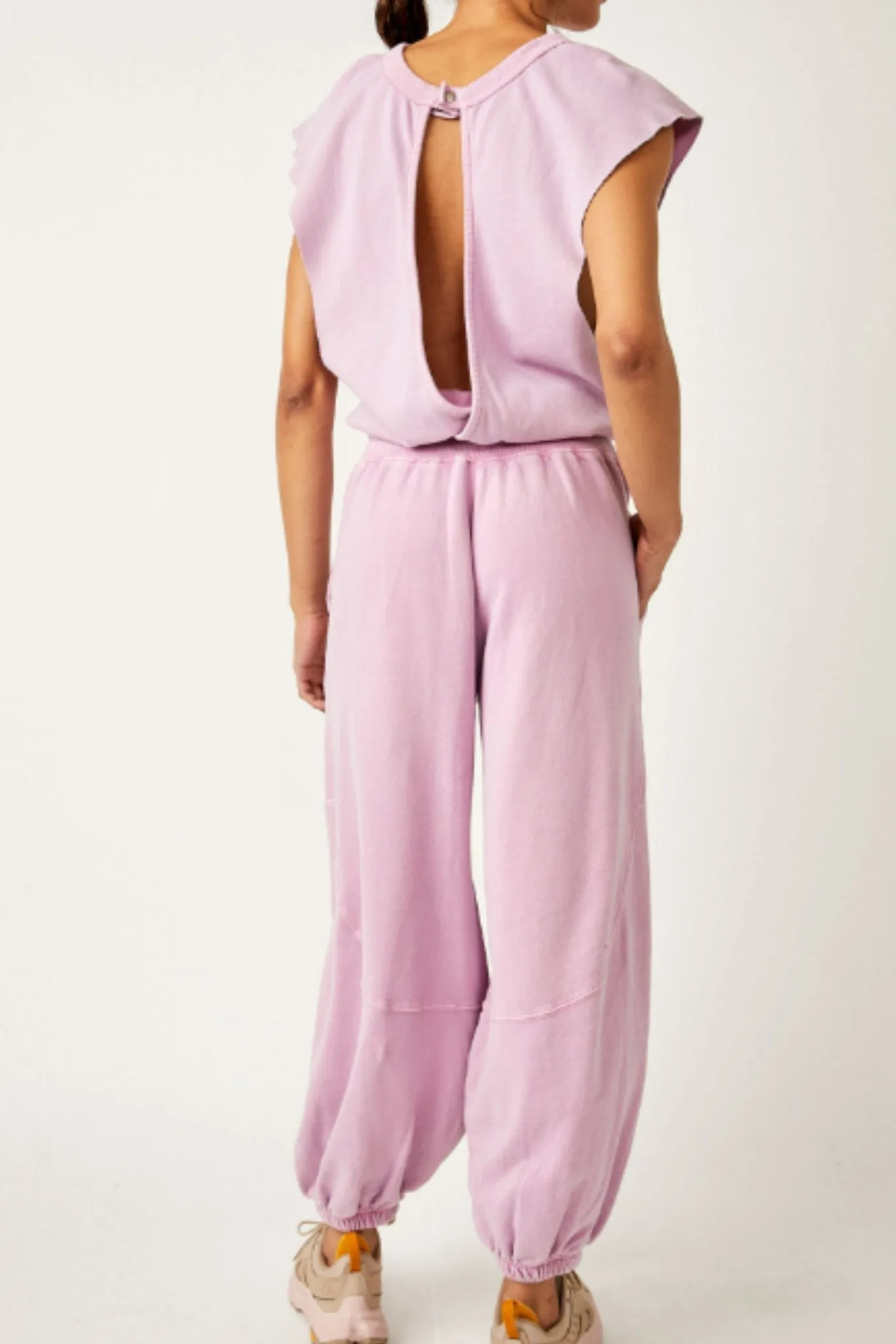 Free People: Throw And Go Onesie in Cherry Blossom