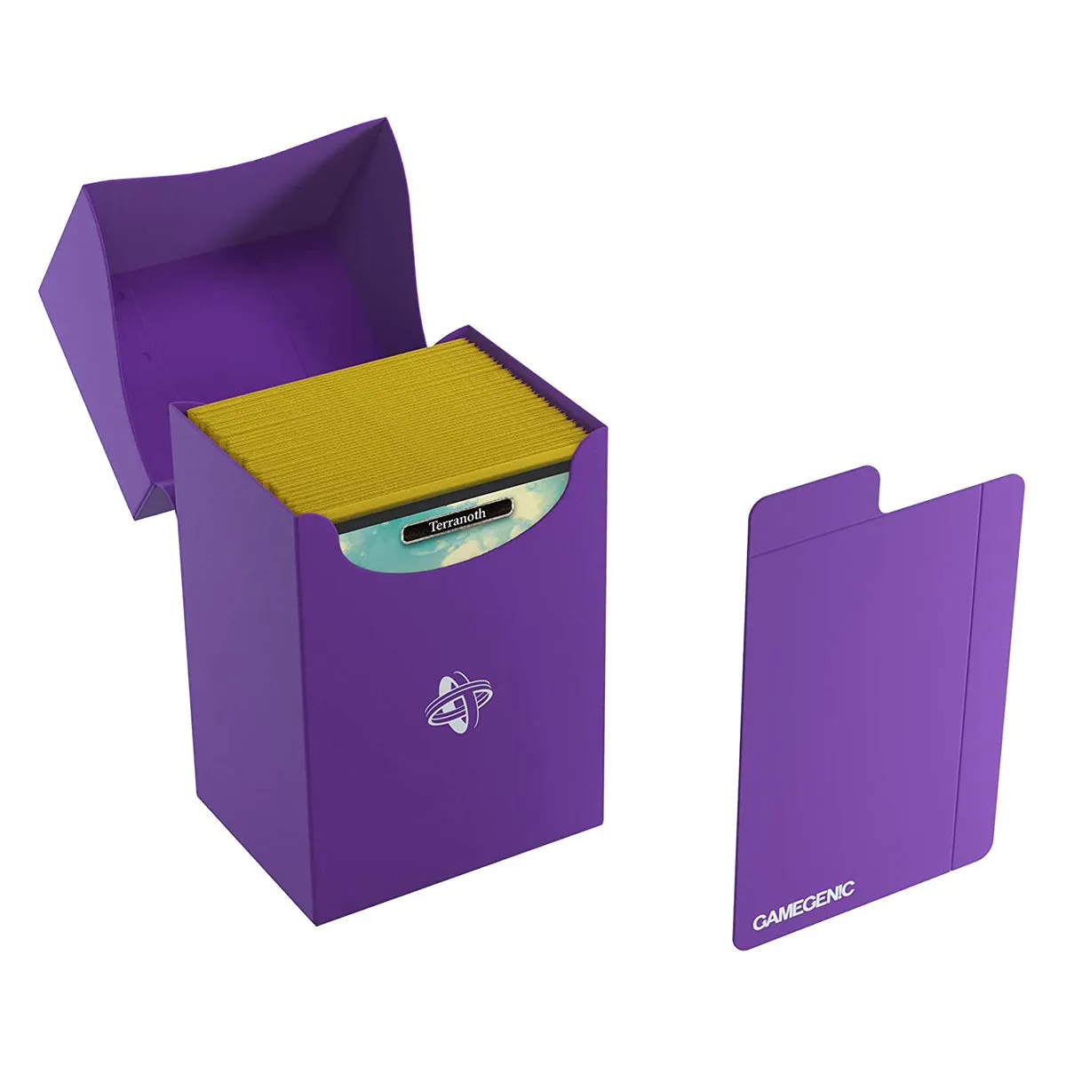 Gamegenic Deck Holder 80  Purple Deck Box