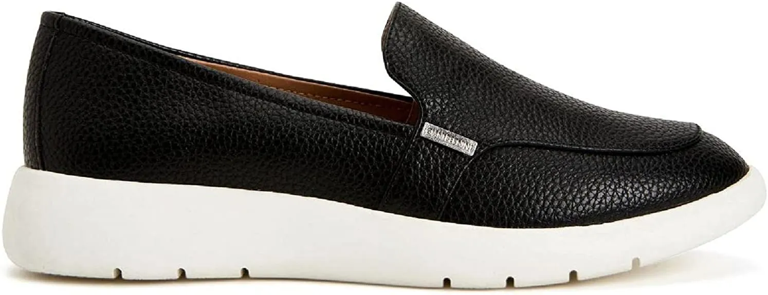Giani Bernini Womens Morann Slip On Padded Insole Loafers Black 7 Medium (B,M)