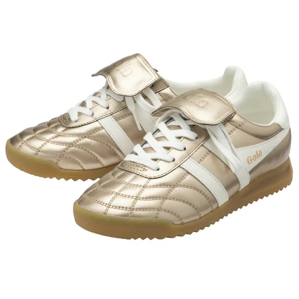 Gola Stadium '86 Gold/Off White Ladies Trainers