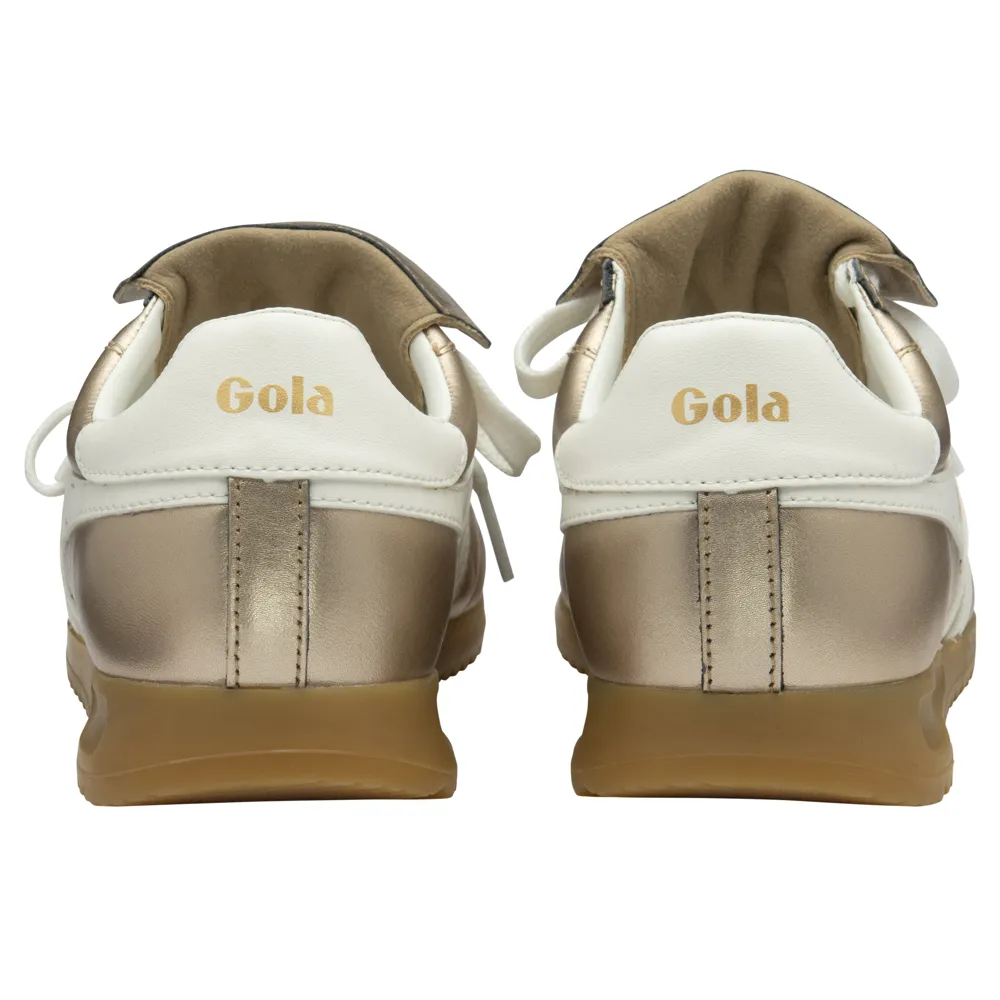 Gola Stadium '86 Gold/Off White Ladies Trainers