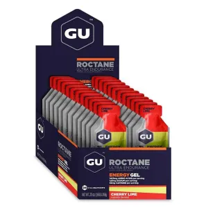 GU Energy Box Roctane Energy Gel, Cherry Lime
