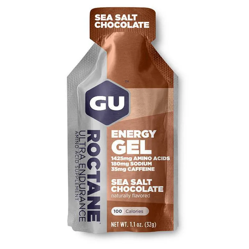 GU Energy Roctane Energy Gel, Sea Salt Chocolate