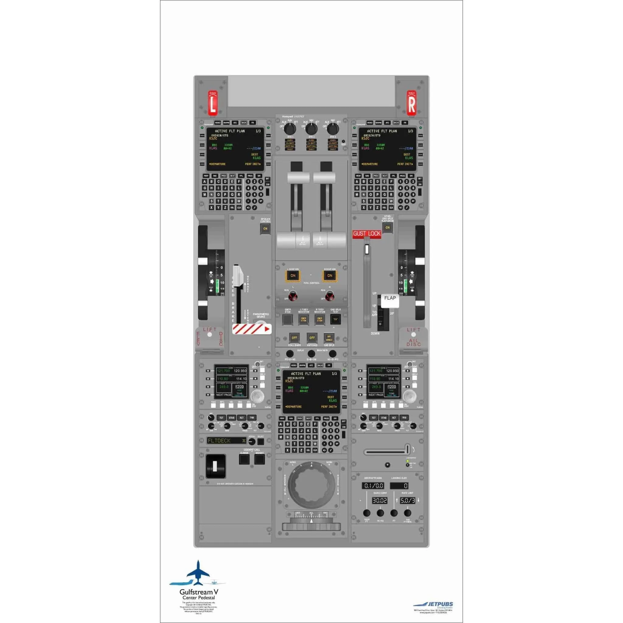 Gulfstream 18" x 36" Cockpit Posters