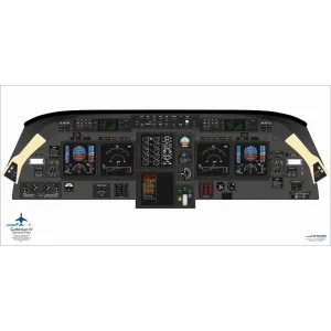 Gulfstream 18" x 36" Cockpit Posters
