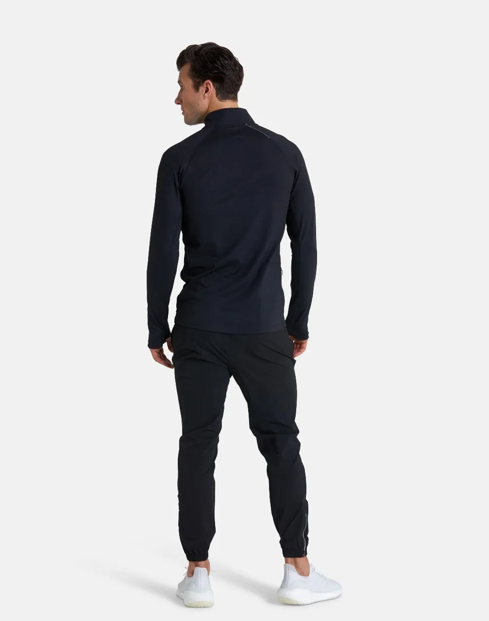 Gym Coffee Relentless 1/4 Zip (Mens) - Black