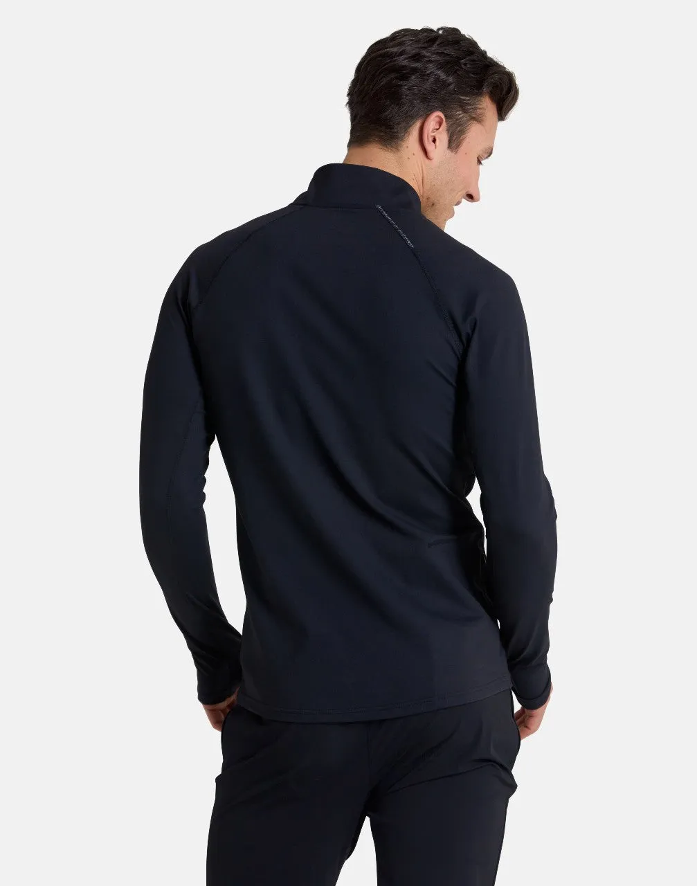 Gym Coffee Relentless 1/4 Zip (Mens) - Black