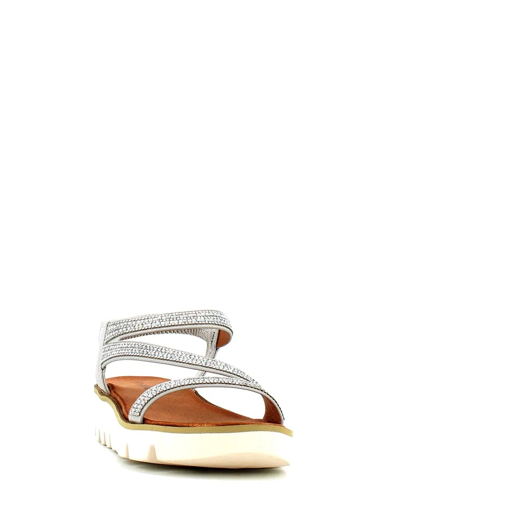 Heavenly Feet Fresco Sandal Silver