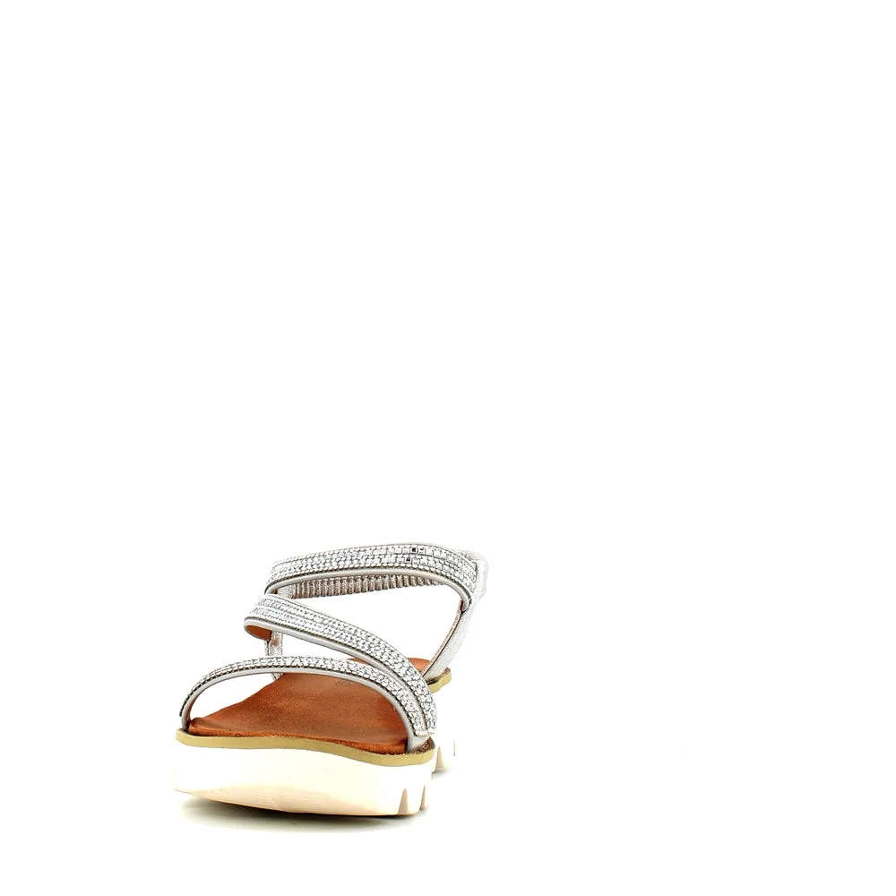 Heavenly Feet Fresco Sandal Silver