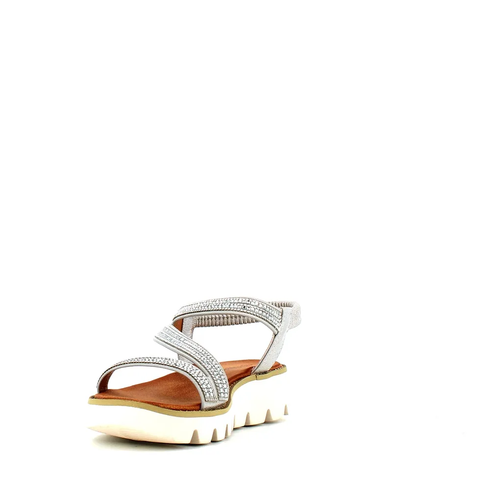 Heavenly Feet Fresco Sandal Silver