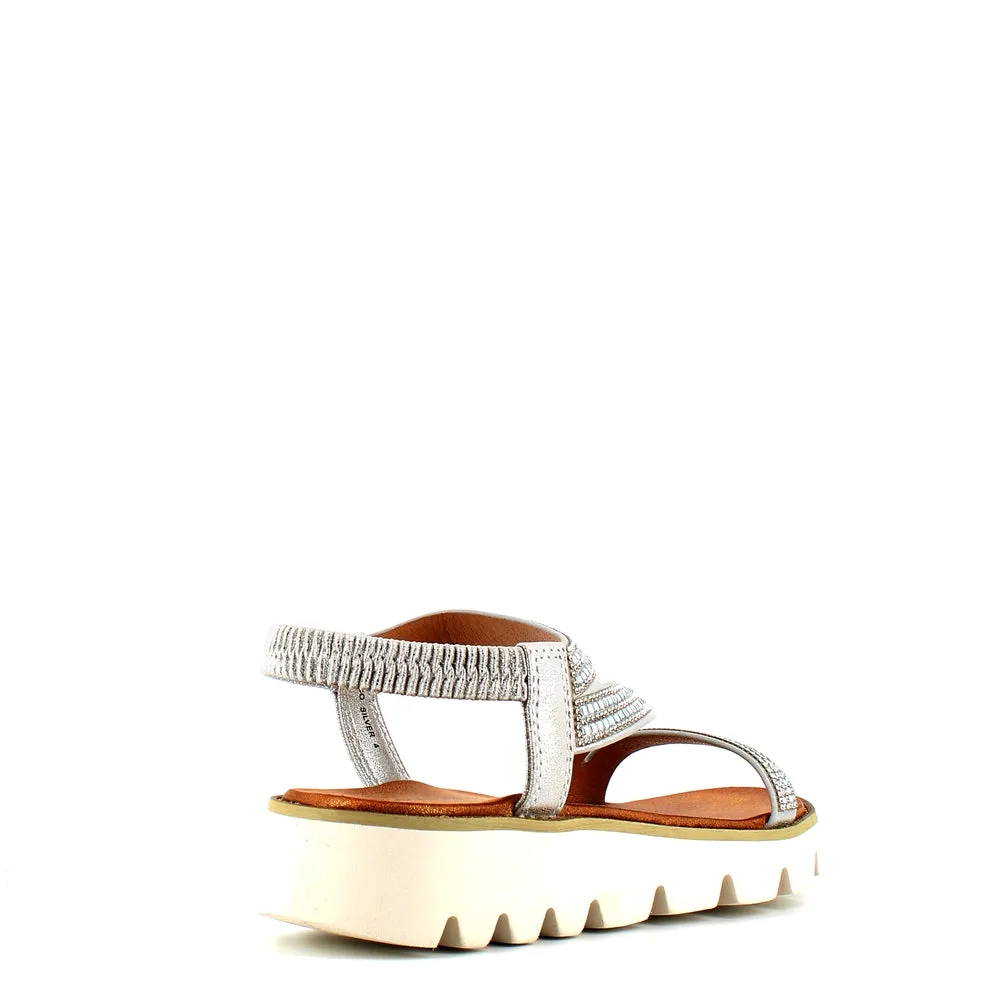 Heavenly Feet Fresco Sandal Silver