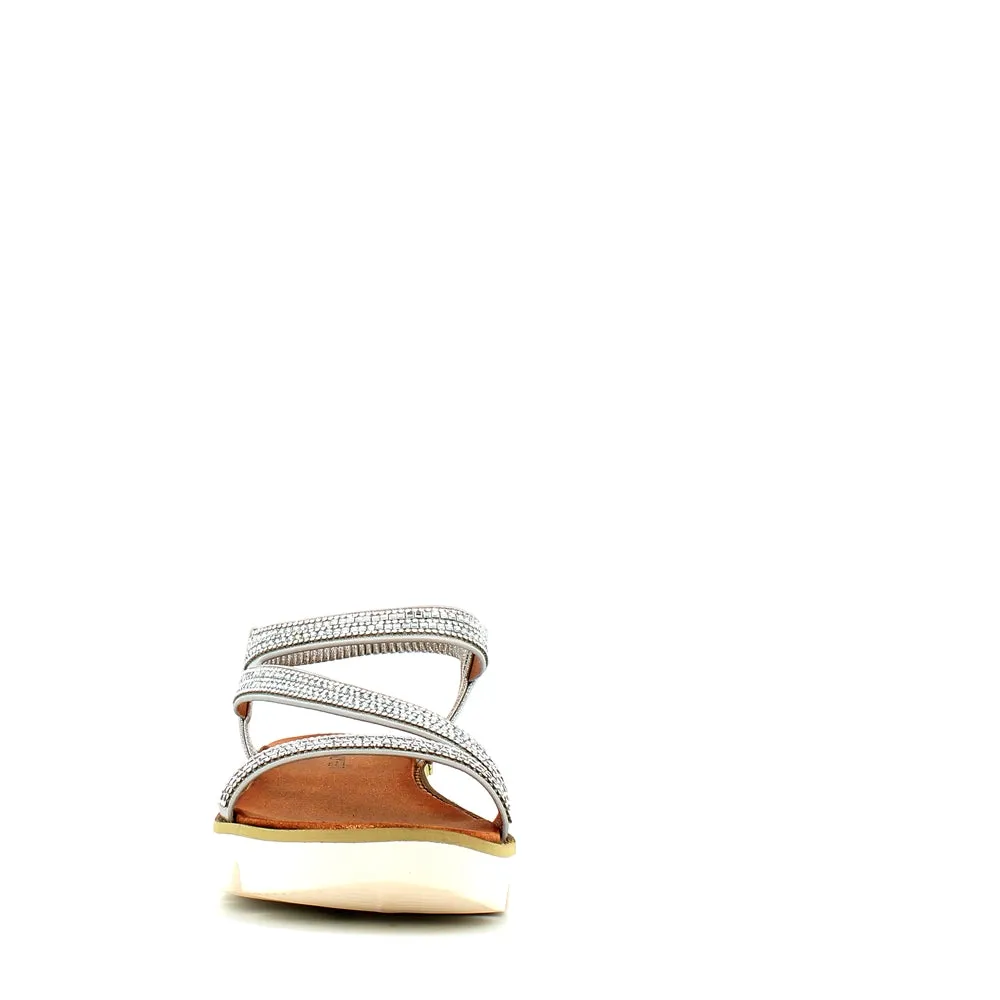Heavenly Feet Fresco Sandal Silver