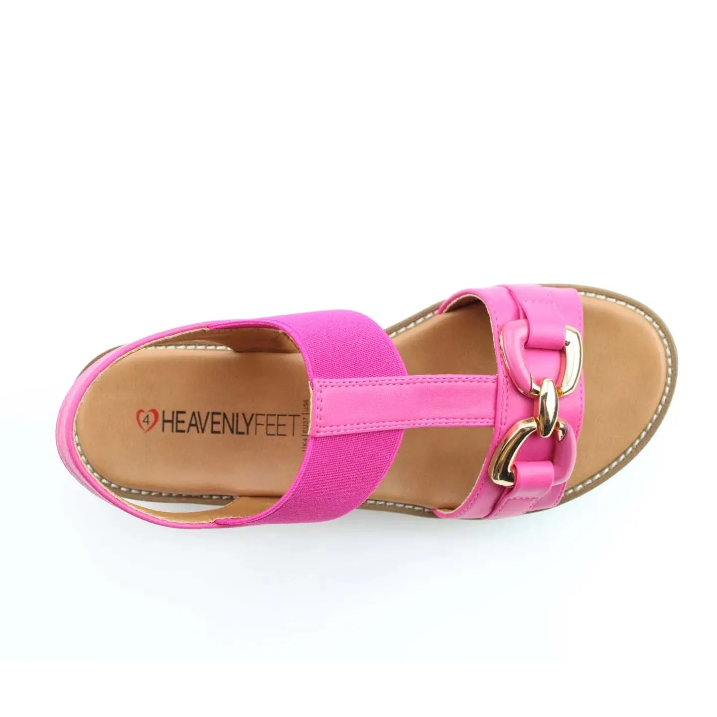 Heavenly Feet Lulu2 Fuchsia Pink
